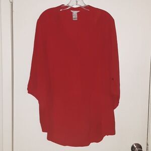 KEW 159 Red Blouse SIZE 10